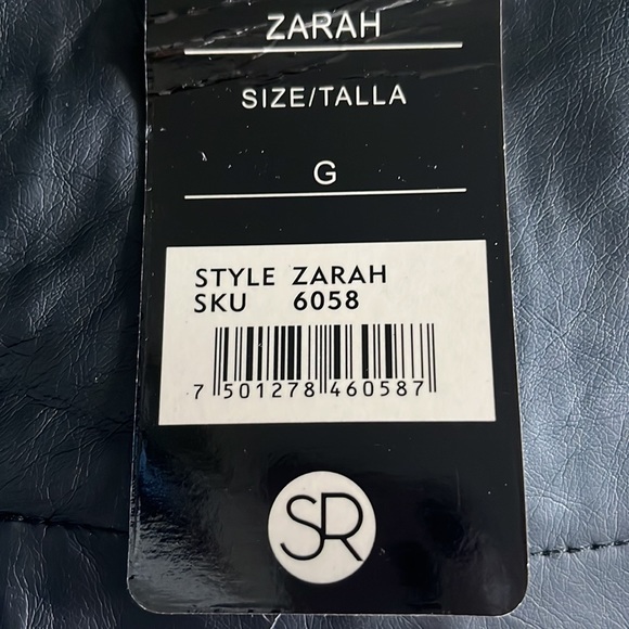 Beige Studded Leather Biker Jacket - Picture 2 of 2